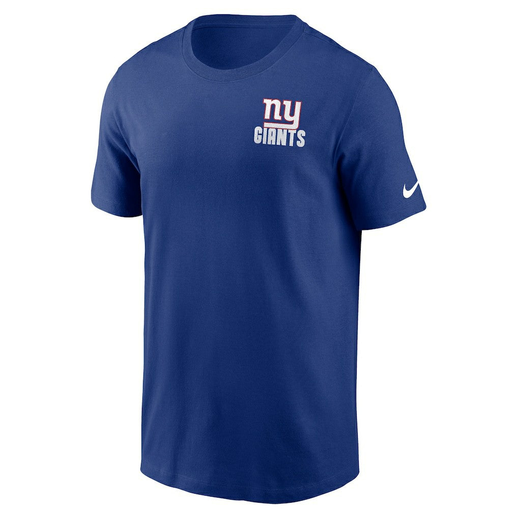 New York Giants Blitz Essential T-Shirt Royal