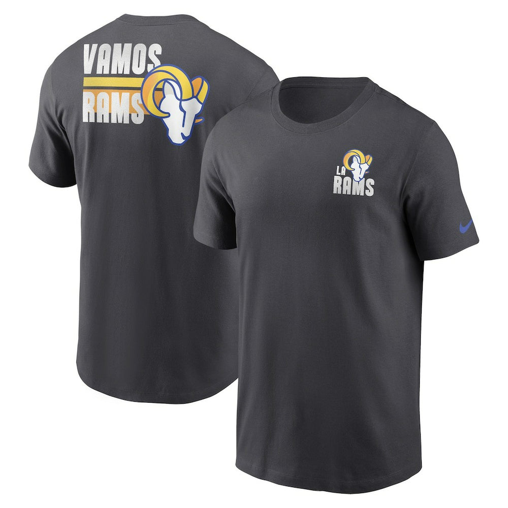 Los Angeles Rams Blitz Essential T-Shirt Anthracite