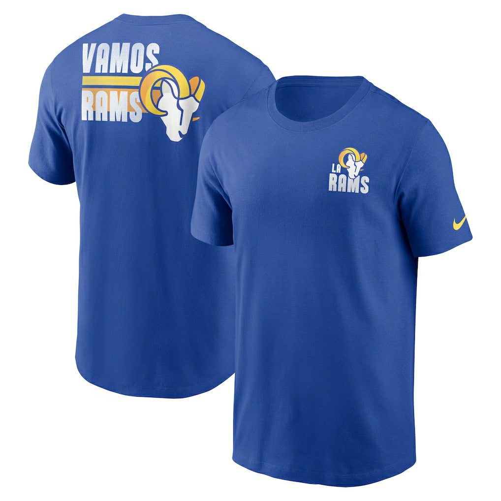 Los Angeles Rams Blitz Essential T-Shirt Royal