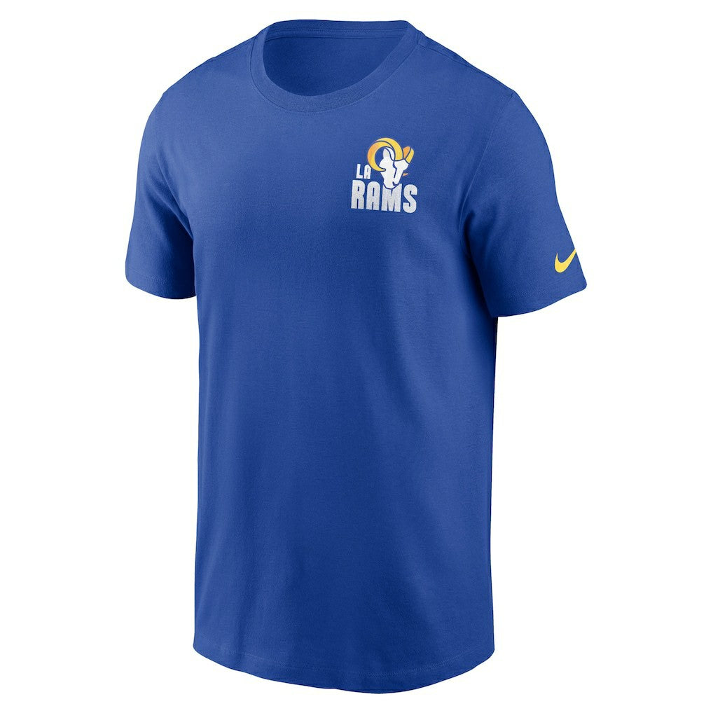 Los Angeles Rams Blitz Essential T-Shirt Royal