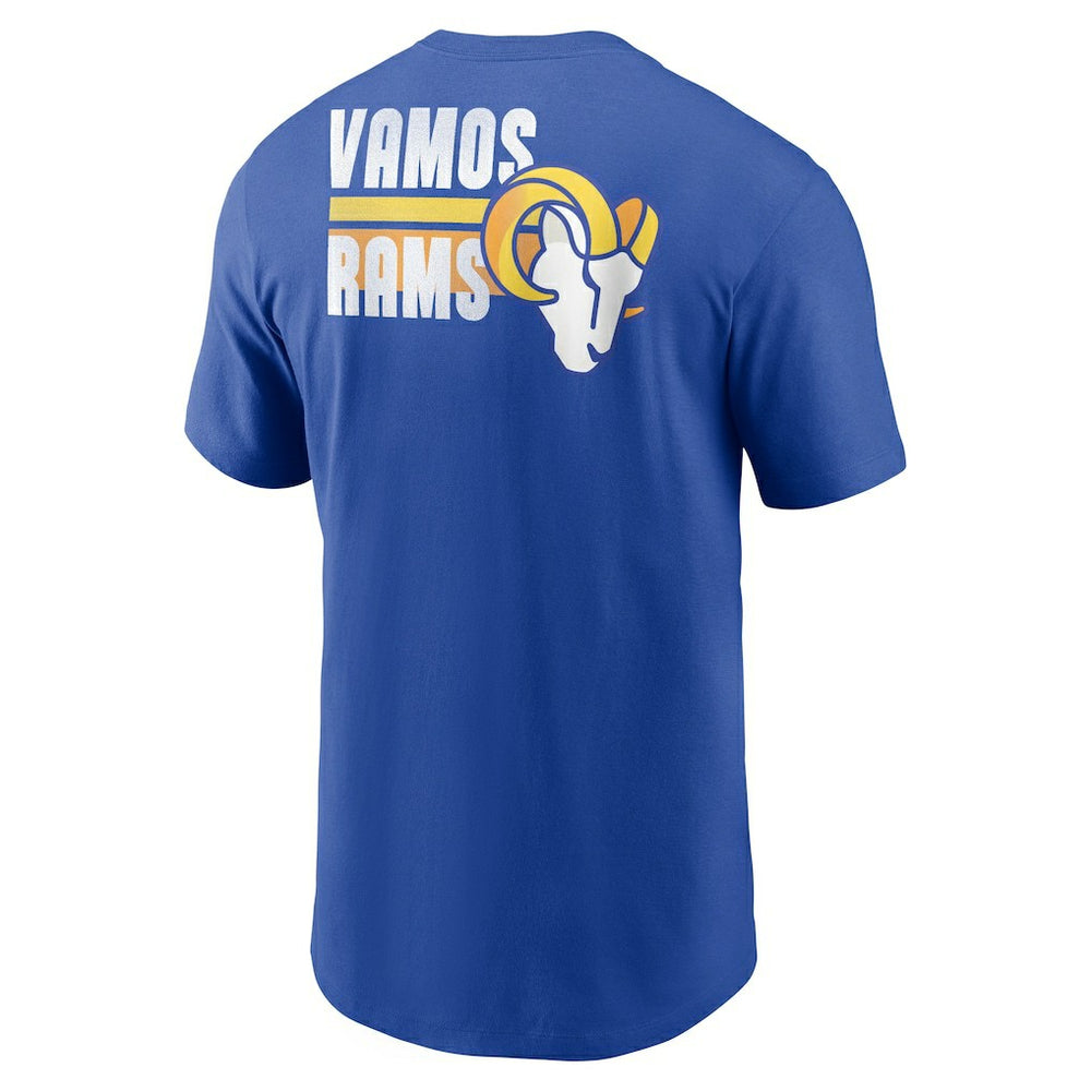 Los Angeles Rams Blitz Essential T-Shirt Royal