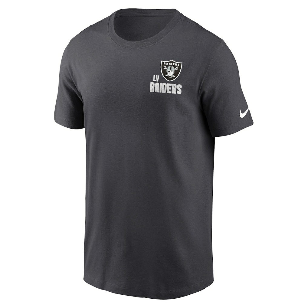 Las Vegas Raiders Blitz Essential T-Shirt Anthracite