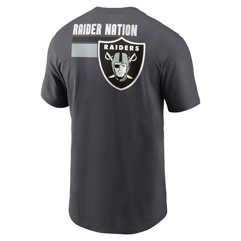 Las Vegas Raiders Blitz Essential T-Shirt Anthracite