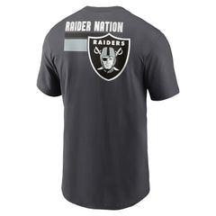 Las Vegas Raiders Blitz Essential T-Shirt Anthracite