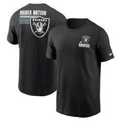 Las Vegas Raiders Blitz Essential T-Shirt Black