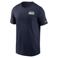 Seattle Seahawks Blitz Essential T-Shirt College Navy