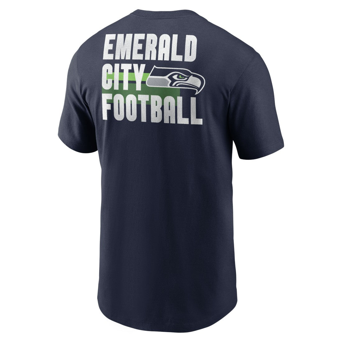 Seattle Seahawks Blitz Essential T-Shirt College Navy