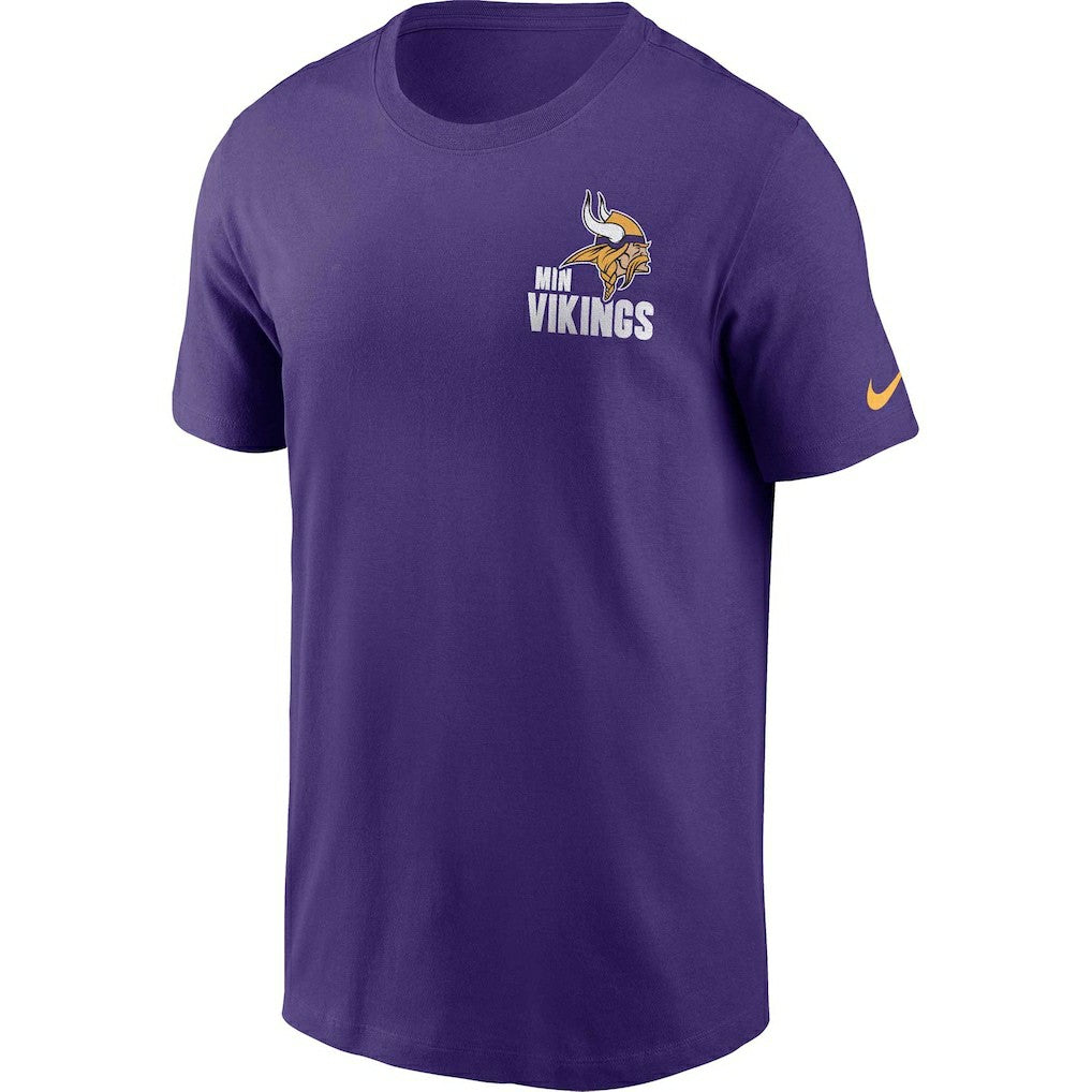 Minnesota Vikings Blitz Essential T-Shirt Purple