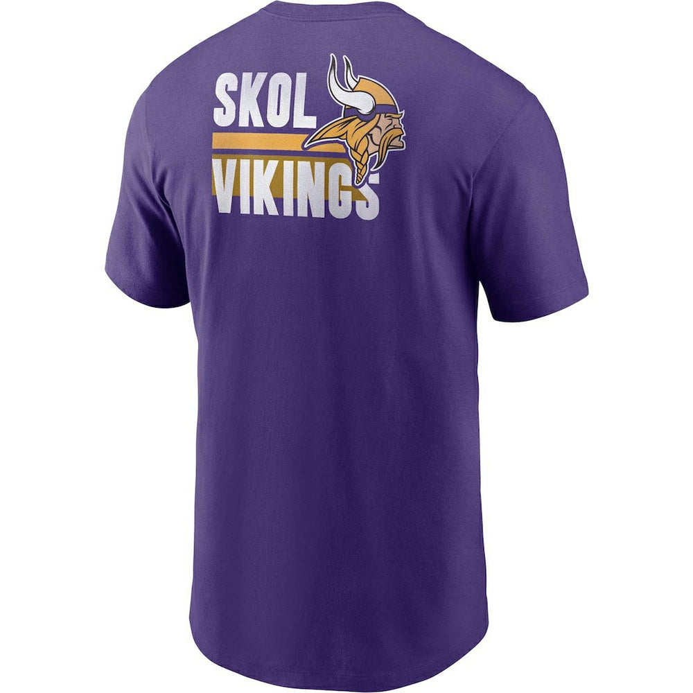 Minnesota Vikings Blitz Essential T-Shirt Purple