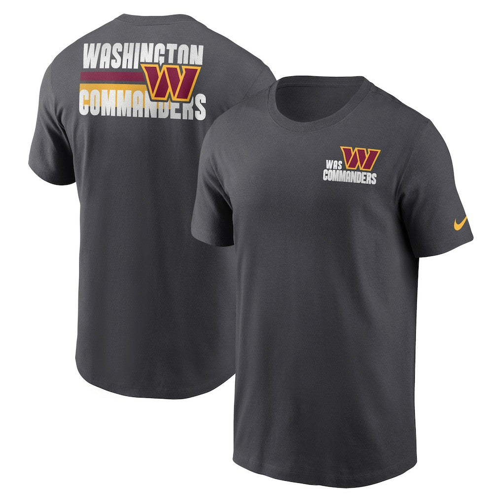 Washington Commanders Blitz Essential T-Shirt Anthracite