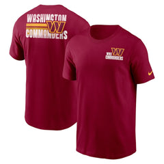 Washington Commanders Blitz Essential T-Shirt Burgundy