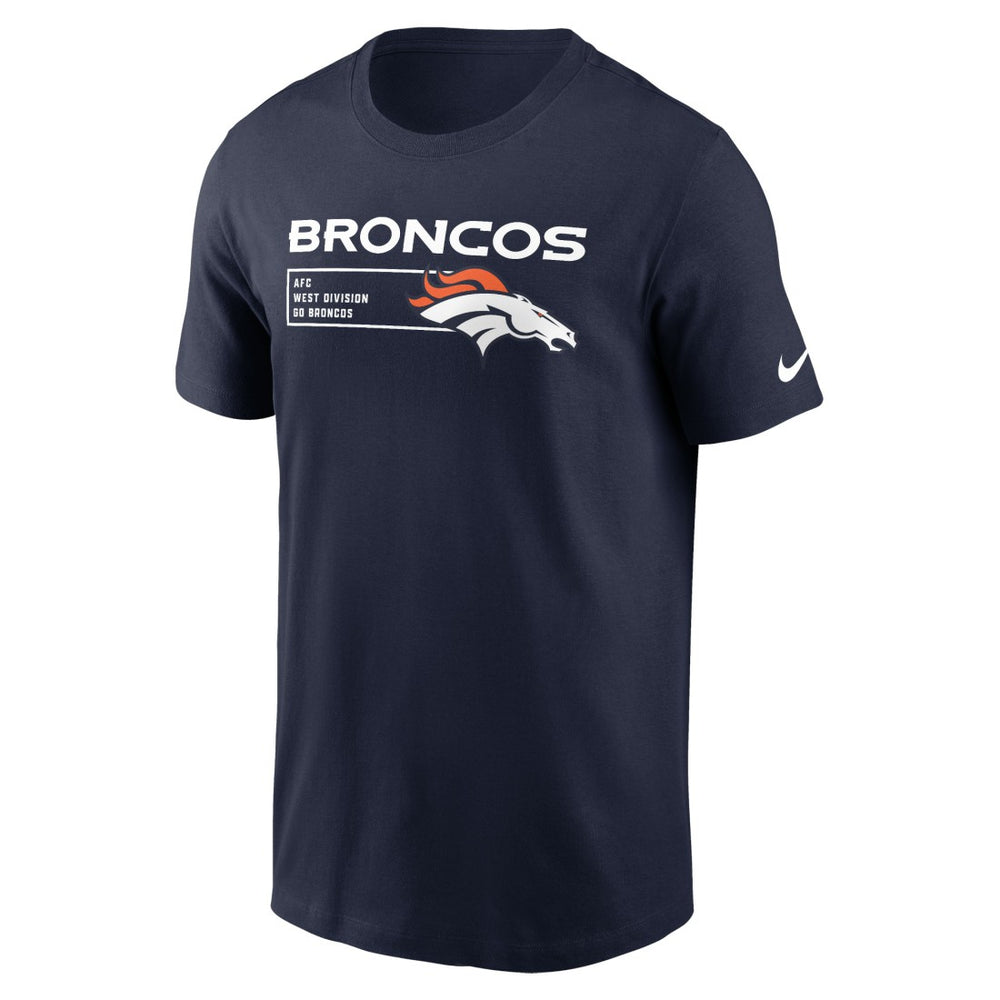 Denver Broncos Division Essential T-Shirt Navy