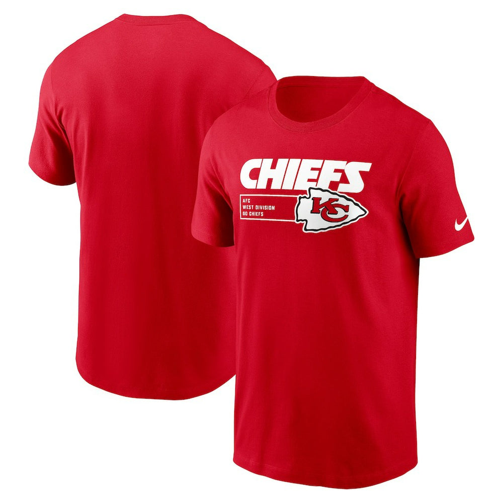 Kansas City Chiefs Division Essential T-Shirt Red