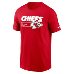 Kansas City Chiefs Division Essential T-Shirt Red