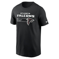 Atlanta Falcons Division Essential T-Shirt Black