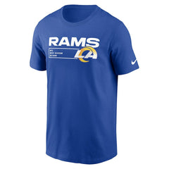 Los Angeles Rams Division Essential T-Shirt Royal