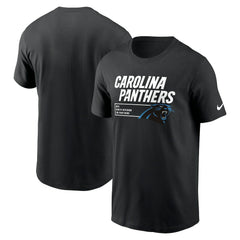 Carolina Panthers Division Essential T-Shirt Black