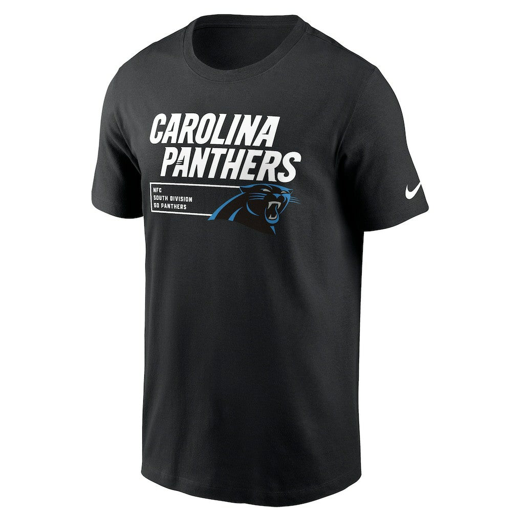 Carolina Panthers Division Essential T-Shirt Black