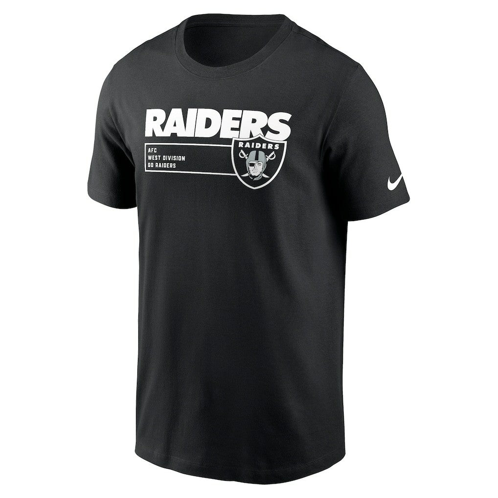 Las Vegas Raiders Division Essential T-Shirt Black