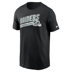 Las Vegas Raiders Essential Blitz Lockup T-Shirt Black