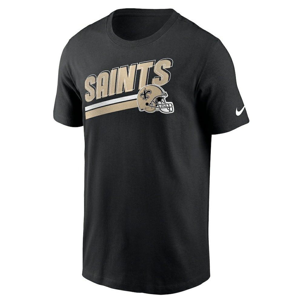 New Orleans Saints Essential Blitz Lockup T-Shirt Black