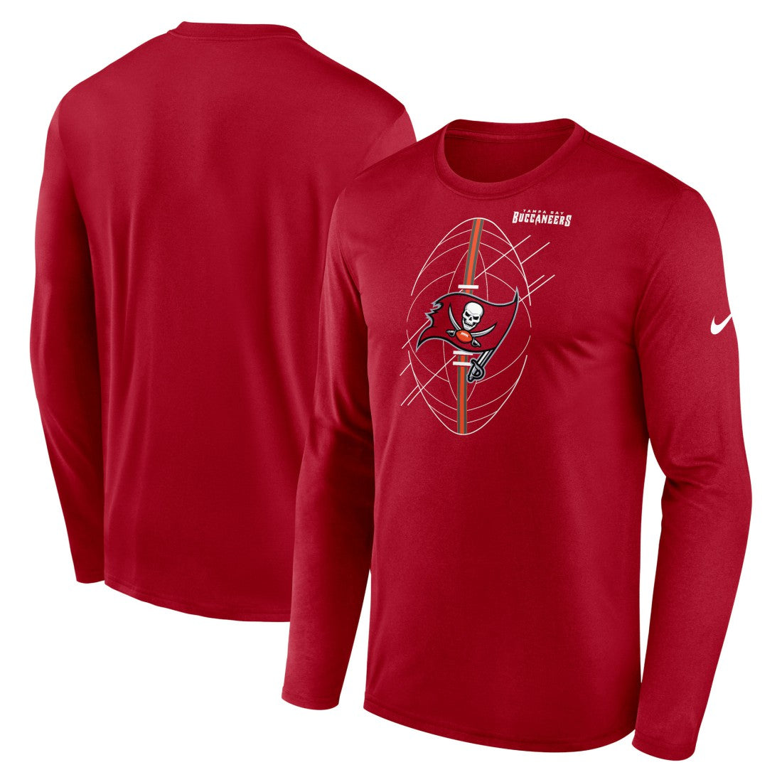 Tampa Bay Buccaneers Legend Icon Long Sleeve T-Shirt Red