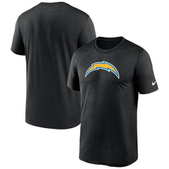 Los Angeles Chargers Primetime Legend Logo Performance T-Shirt Black