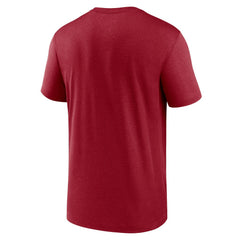 Arizona Cardinals Legend Yard Lines Performance T-Shirt Cardinal