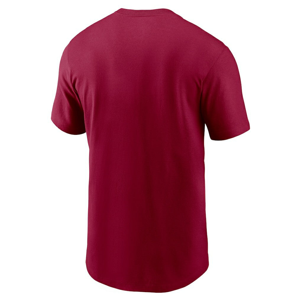 Washington Commanders Lockup Essential T-Shirt Burgundy