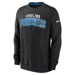 Carolina Panthers Rewind Club Pullover Sweatshirt Black