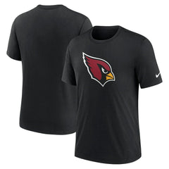 Arizona Cardinals Rewind Logo Tri-Blend T-Shirt Black