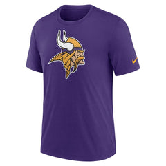 Minnesota Vikings Rewind Logo Tri-Blend T-Shirt Purple