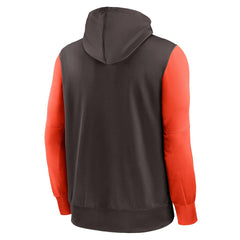 Cleveland Browns Performance Full-Zip Hoodie Brown