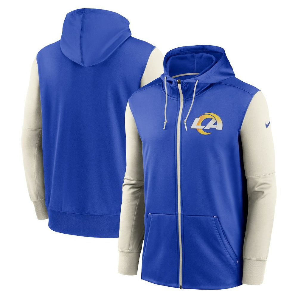 Los Angeles Rams Performance Full-Zip Hoodie Royal