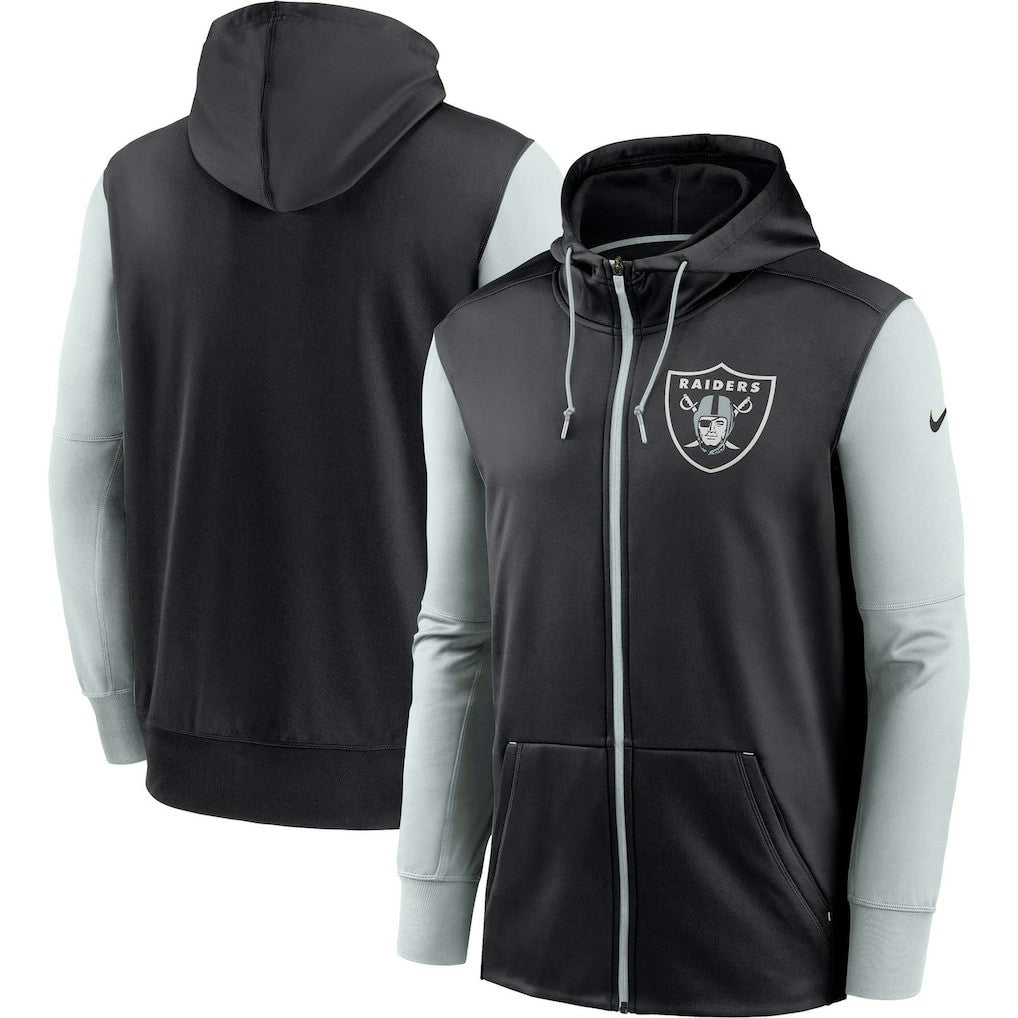 Las Vegas Raiders Performance Full-Zip Hoodie Black