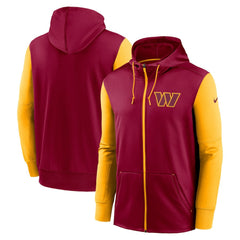 Washington Commanders Performance Full-Zip Hoodie Burgundy