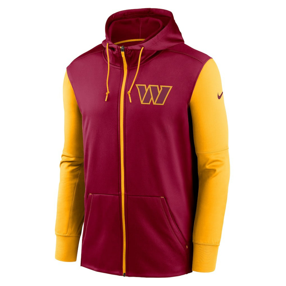 Washington Commanders Performance Full-Zip Hoodie Burgundy