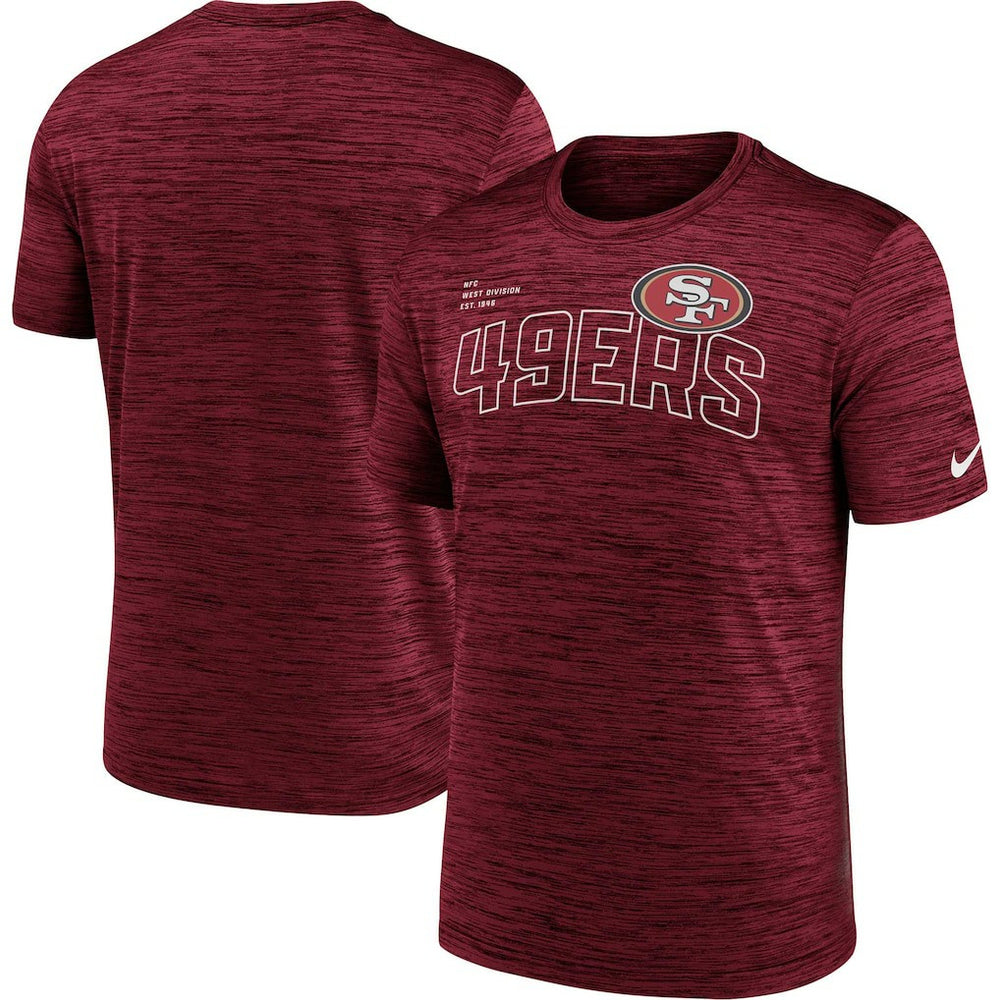 San Francisco 49ers Velocity Arch Performance T-Shirt Scarlet