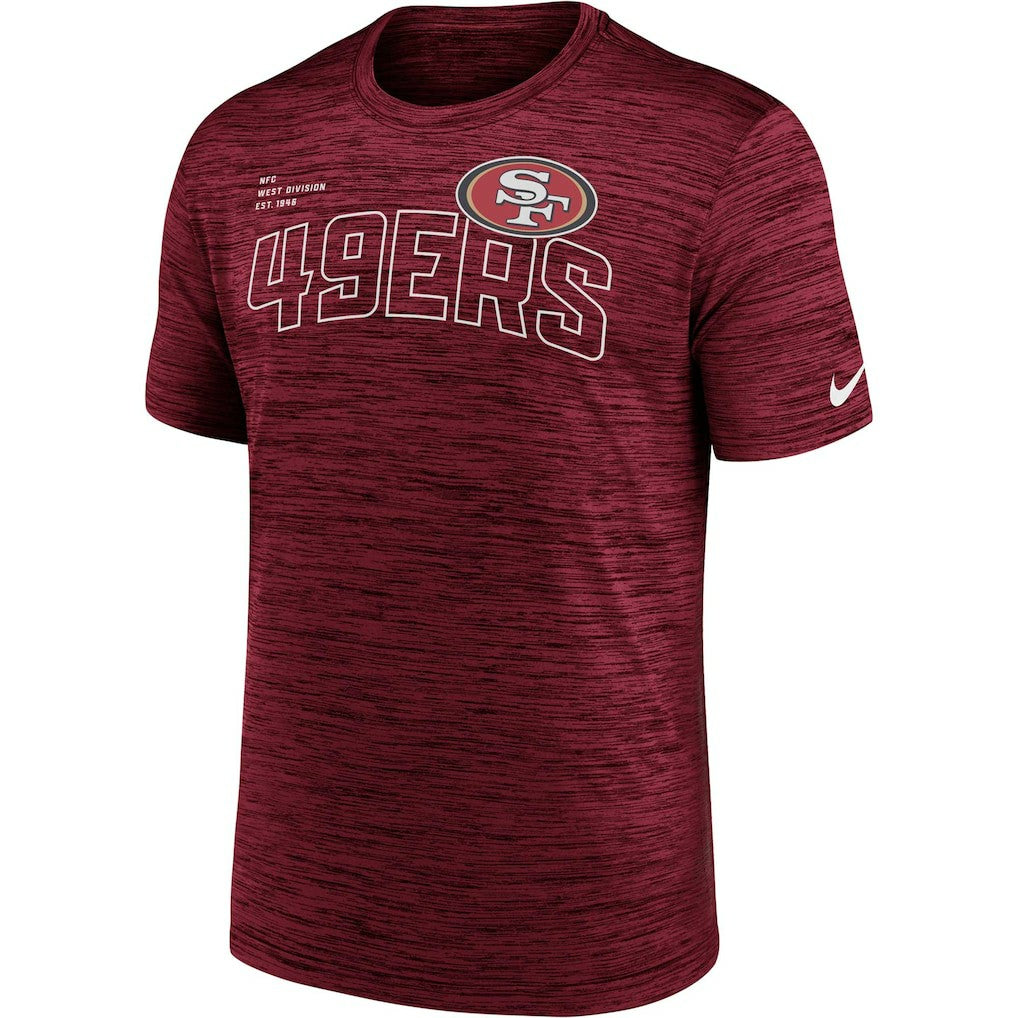 San Francisco 49ers Velocity Arch Performance T-Shirt Scarlet