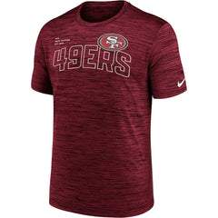 San Francisco 49ers Velocity Arch Performance T-Shirt Scarlet