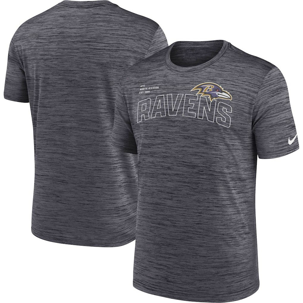 Baltimore Ravens Velocity Arch Performance T-Shirt Black