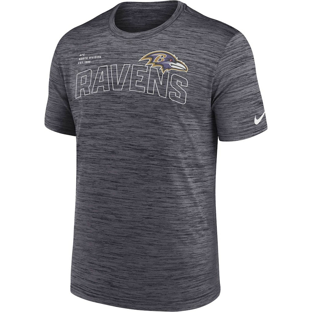 Baltimore Ravens Velocity Arch Performance T-Shirt Black
