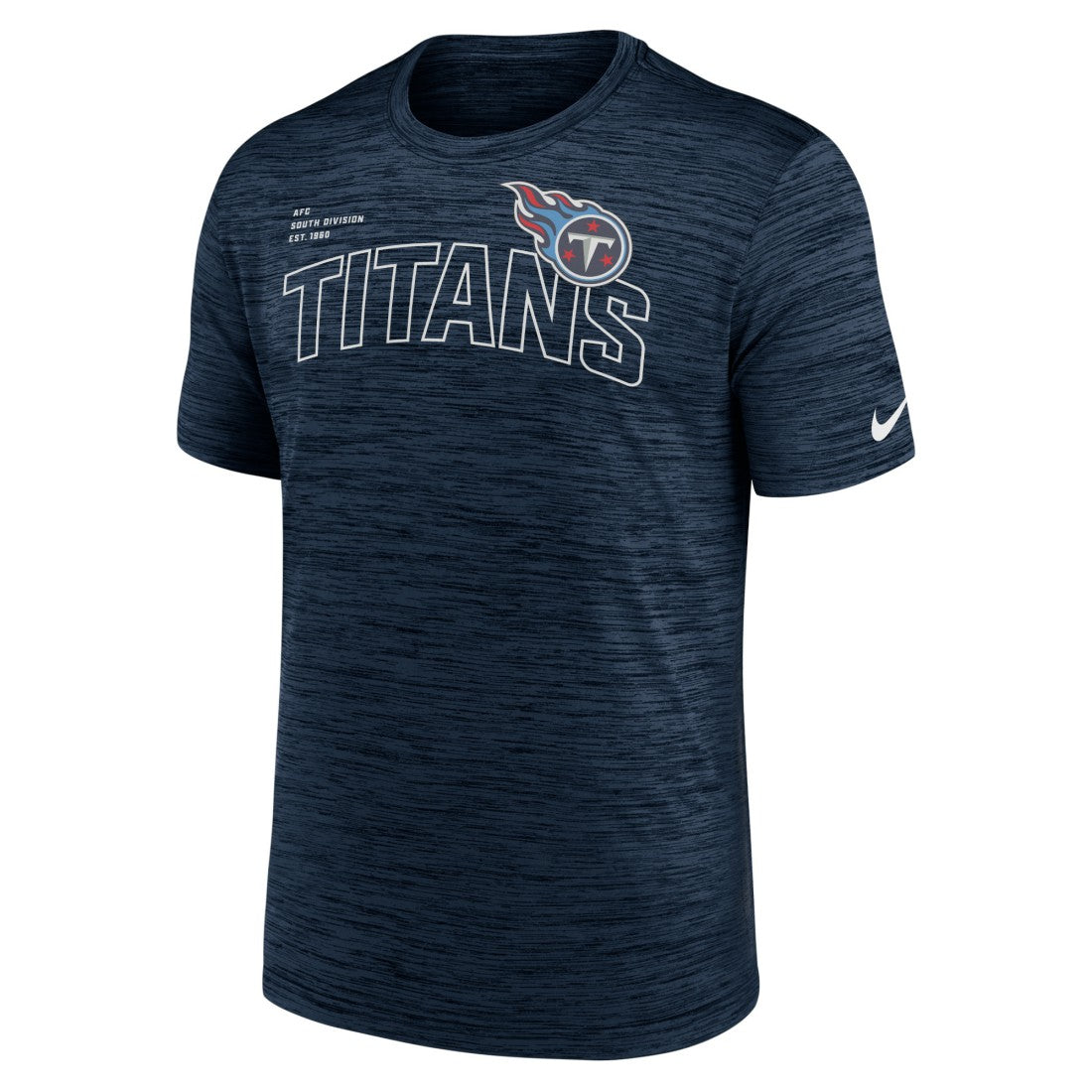 Tennessee Titans Velocity Arch Performance T-Shirt Navy