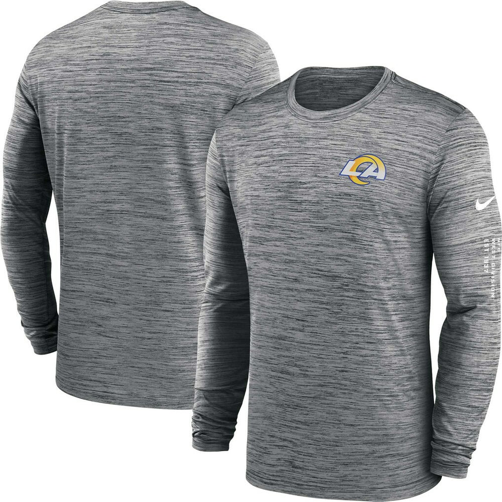 Los Angeles Rams Velocity Long Sleeve T-Shirt Anthracite
