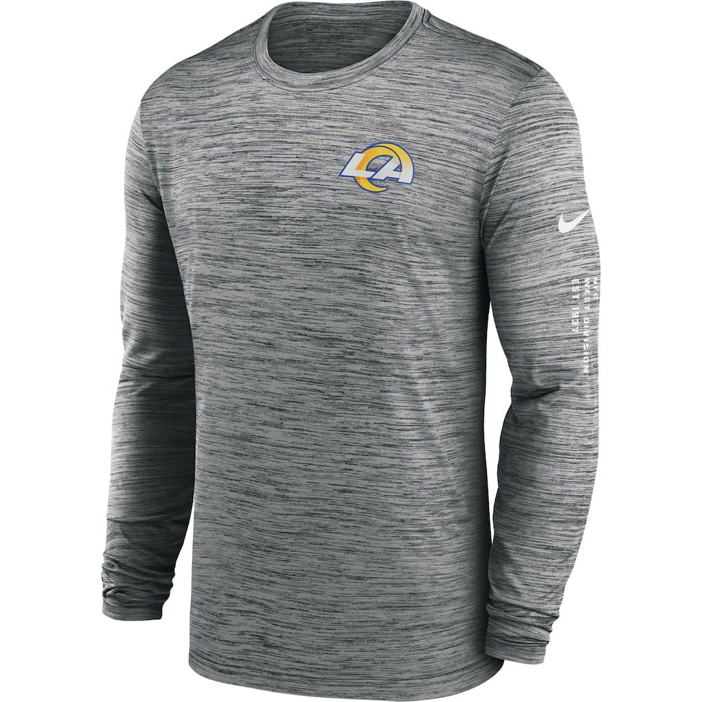 Los Angeles Rams Velocity Long Sleeve T-Shirt Anthracite