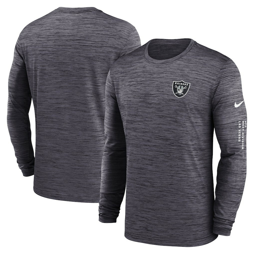 Las Vegas Raiders Velocity Long Sleeve T-Shirt Black