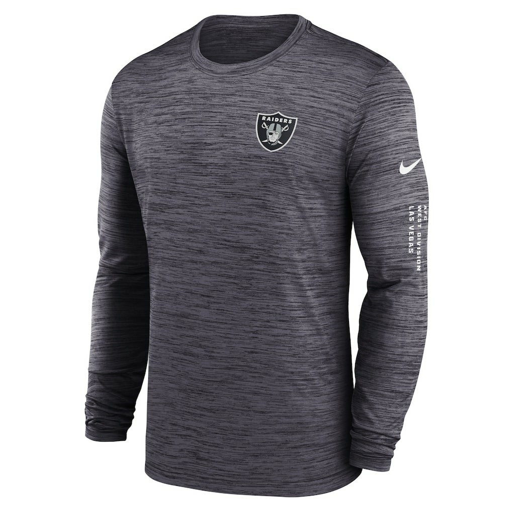 Las Vegas Raiders Velocity Long Sleeve T-Shirt Black