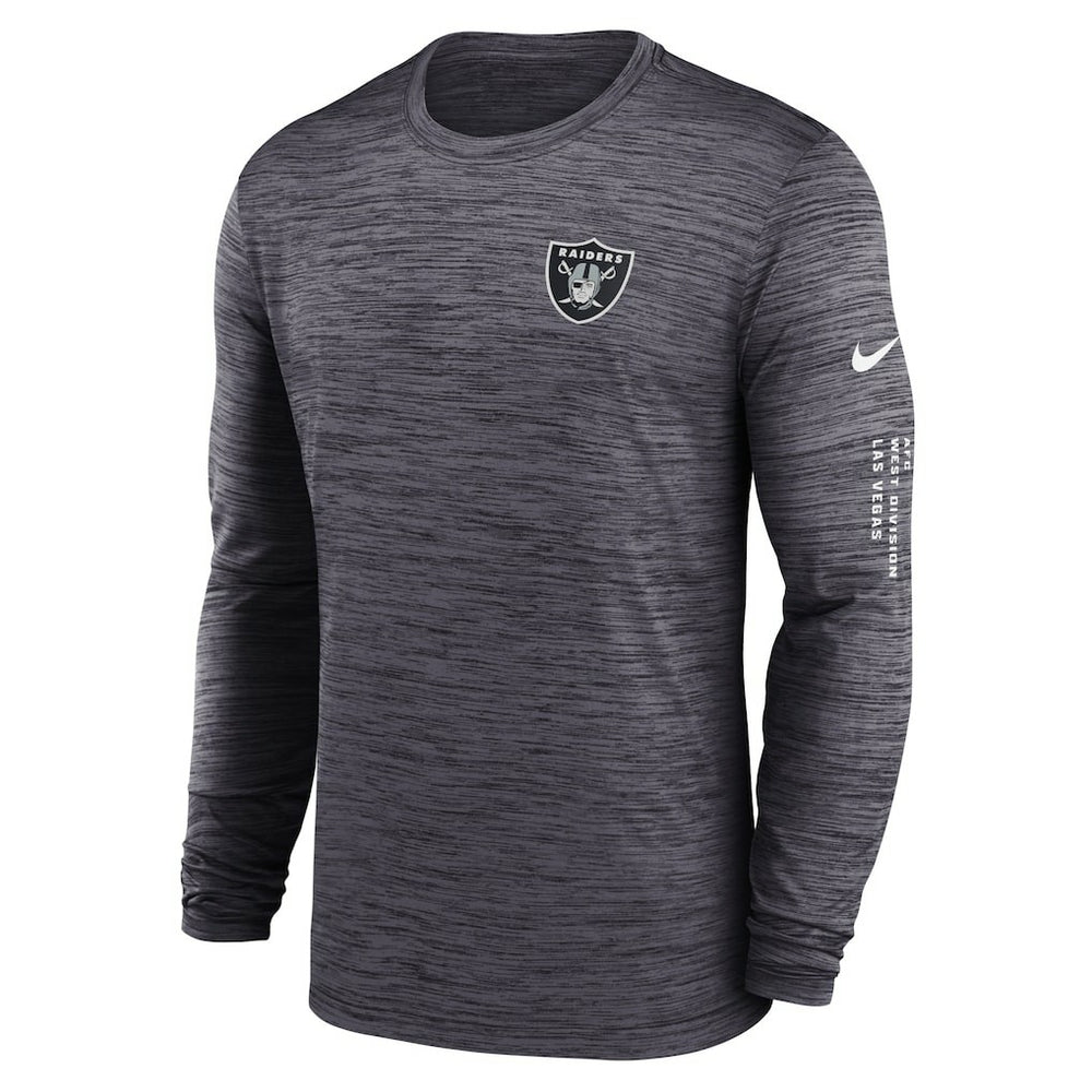 Las Vegas Raiders Velocity Long Sleeve T-Shirt Black