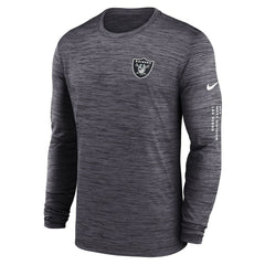 Las Vegas Raiders Velocity Long Sleeve T-Shirt Black