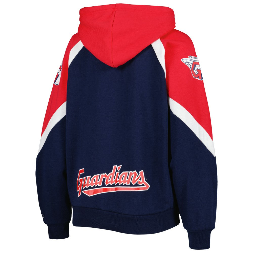 Cleveland Guardians Starter Women's Hail Mary Full-Zip Hoodie - Navy/Red Hoodies